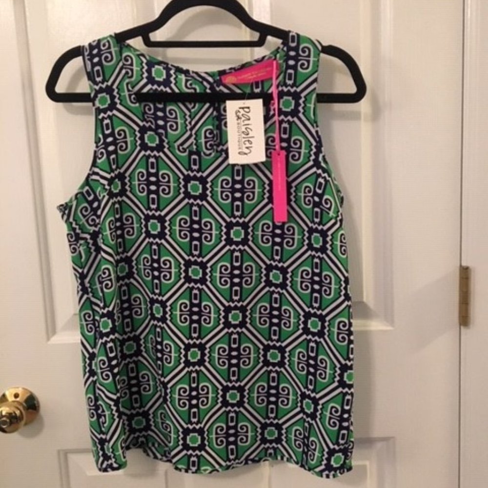 NWT Sleeveless Blouse- Size Small